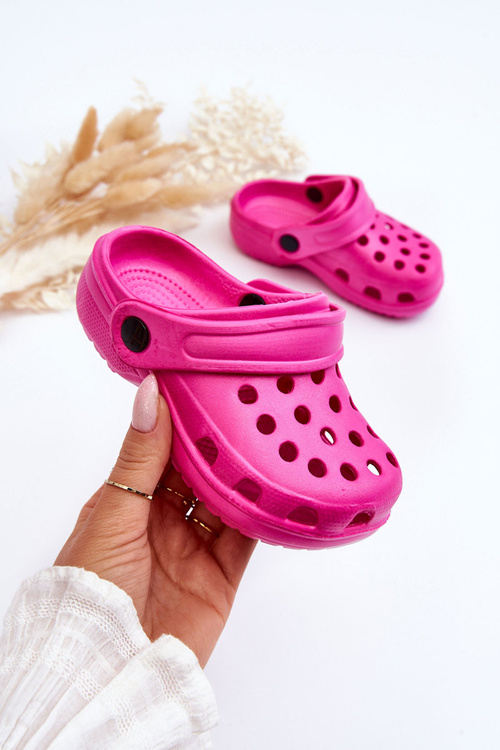 Baby Foam Crocs Slides Pink Percy