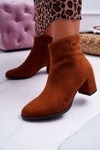 Women's Heeled Boots Sergio Leone Camel BT520