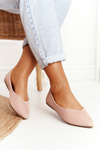 Delicate Pointed Toe Ballerinas Vinceza 2209 Pink