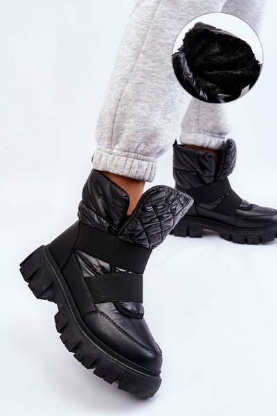 Women's Boots with Insulation Black Feritos