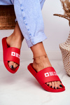 Women's Slides Big Star Red GG274041