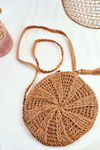 Women's Bag Braided Boho Camel