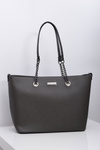 Women's Large Grey Classic Handbag