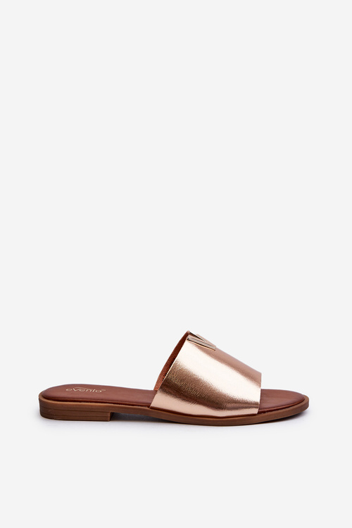 Women's Eco Leather Flat Sandals Golden Maliha