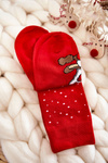Men's Christmas Socks Reindeer red