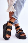 Women's Sandals With Strap Black Hever
