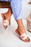 Women's Slides Geometric Classic Pink Theodora