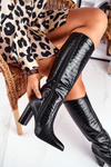 Women's High Boots Warm Black Priority