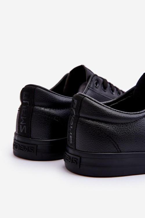 Men's Textile Warm Sneakers Black Harry