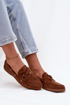 Women's Loafers Moccasins With Lacing Camel Calivra