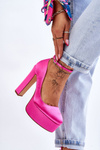 Fashionable High Heel Pumps Fuchsia Hayden