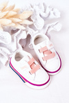 Children's Sneakers With Welt White Pink Baxter