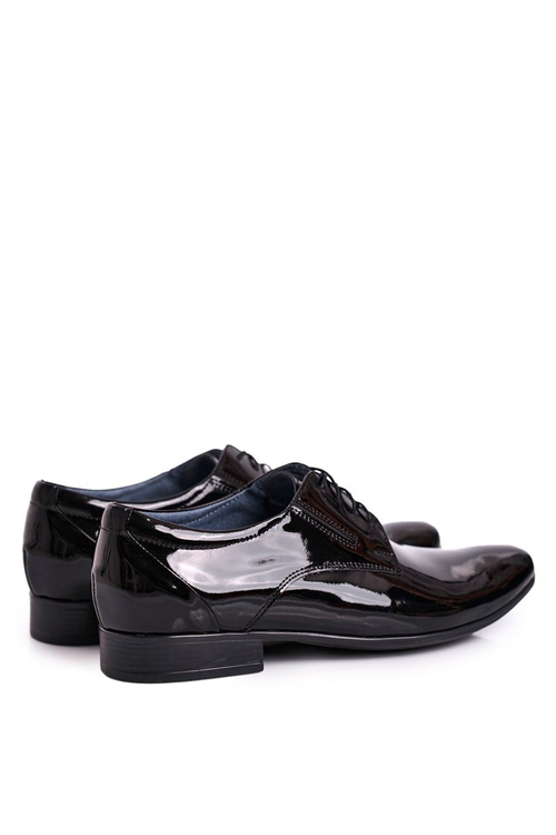 Lacquered Leather Bednarek 694 Black