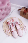 Espadryle Damskie Big Star Na Platformie Różowe DD274A192