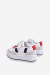 Classic Children's Sports Shoes White and Red Marlin