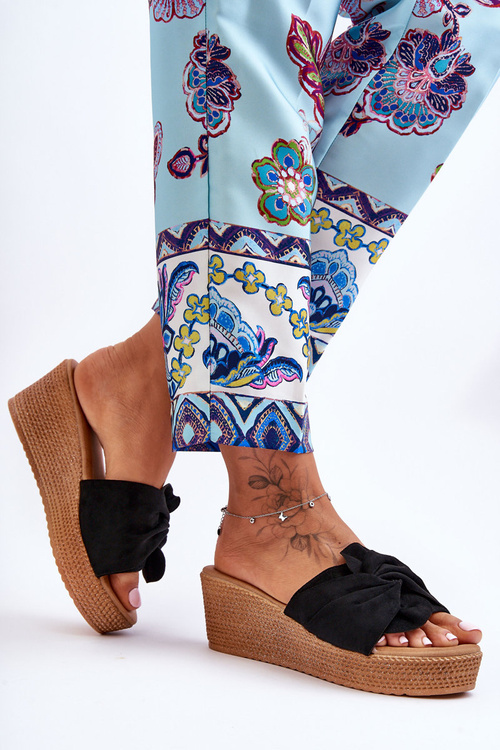 Women's Platform Sandals Black Calama