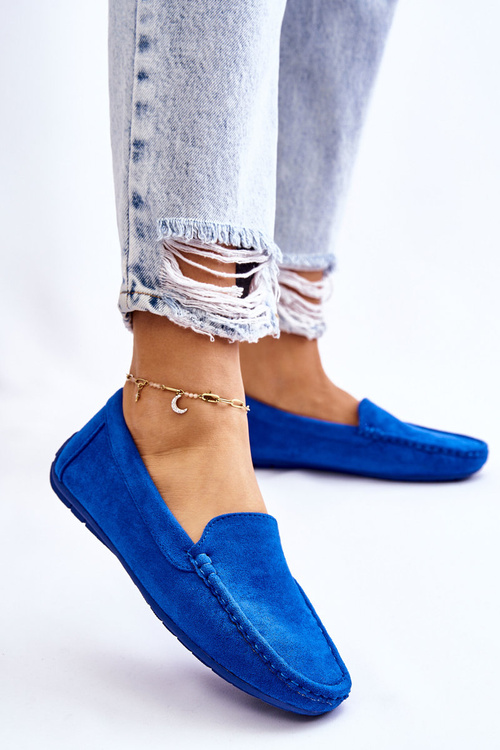 Women’s Loafers Suede Blue Morreno