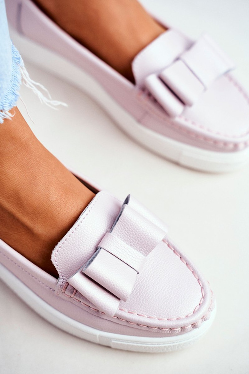 Mokassins Women's Leather Pink Lovren