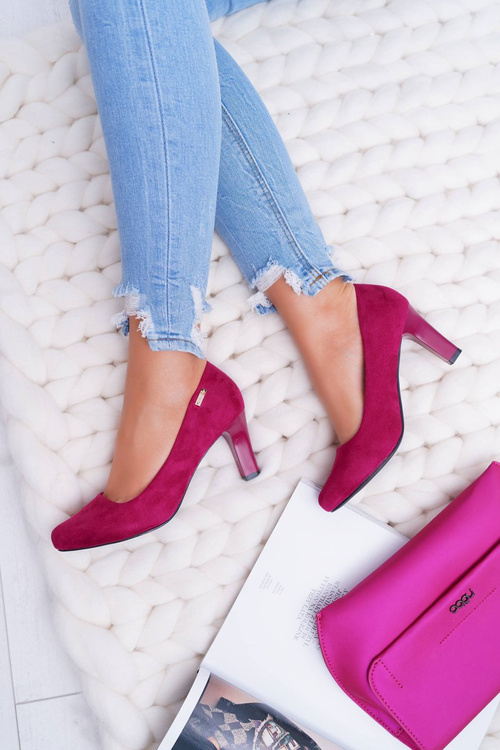 Women's Sergio Leone Fuchsia Suede Orsola pumps