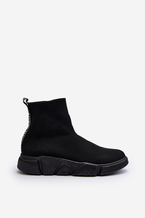 Women's Sports Shoes with Sock Black Zirila