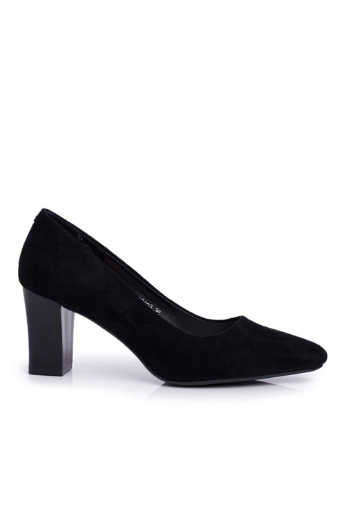 Sergio Leone PB403 Black Suede Stiletto pumps