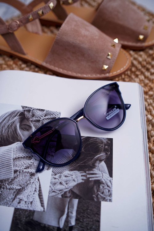 Okulary Przeciwsłoneczne Prius PR-V06 Granatowe