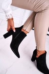 Women’s Boots On High Hee Trimmed Black Voom