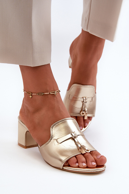 Women's Beige High Heel Sandals Bralya