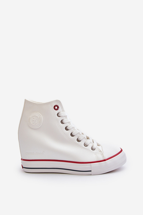 Women's Wedge Sneakers Cross Jeans NN2R4004 White