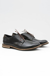 Elegant Men's Black Feliciano Half Shoes