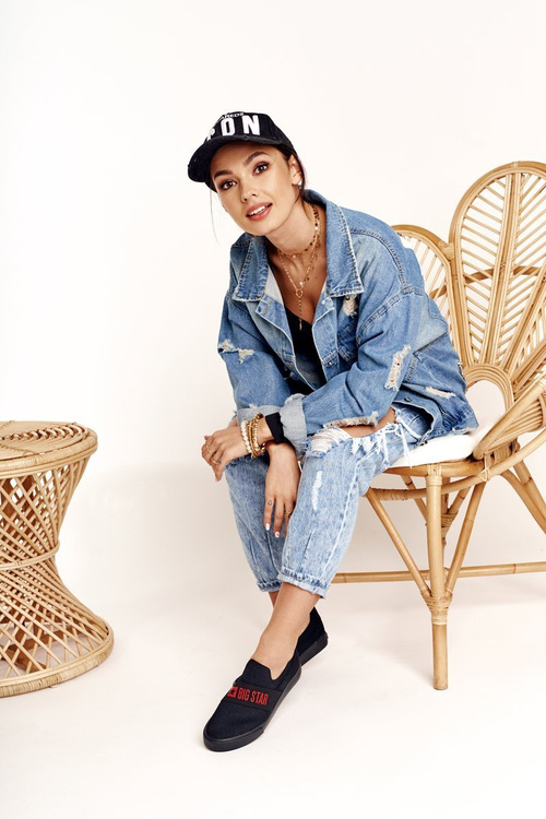 Women's Slip-on Sneakers Big Star FF274221 Black