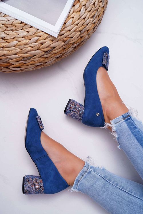 Women's Maciejka Suede Blue 3356A-17/00-1 pumps