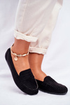 Women’s Loafers Material Black Panay