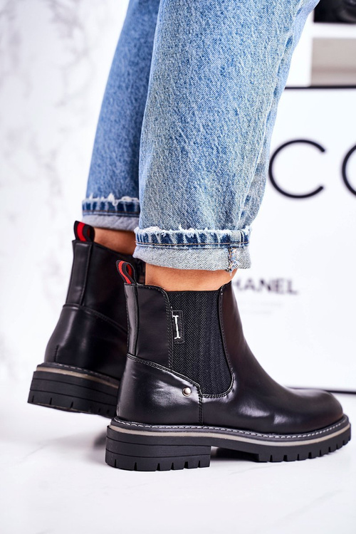 Women's Insulated Chelsea Boots Black Traveler