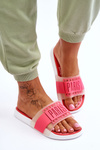 Women's Sport Slippers Neon Pink Sunrise