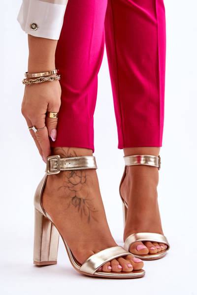 Heel Sandals gold Georgina