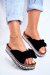 Women's Slides High Black Mortigo