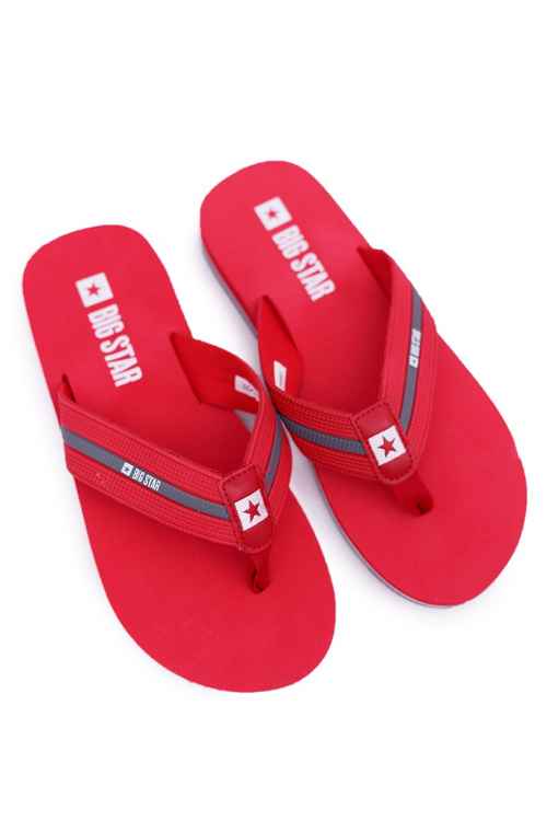 Men's Flip Flops Big Star Red DD174662