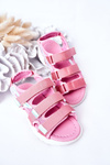 Children's Sport Velcro Sandals Pink Flyn