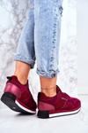 Buty Sportowe Zamszowe Big Star Bordowe GG274462
