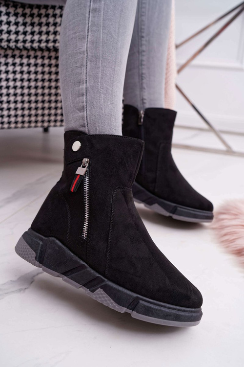 Women's Sports Boots Insulated Black SJ1938 Nefera