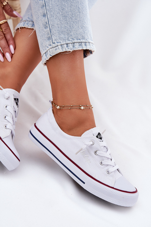 Women's Fabric Sneakers Lee Cooper LCW-25-02-3296L White