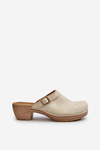 Women's Low Heel Slides Inblu BL000004 Beige