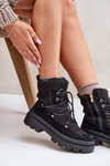 Boots With Sheepskin Type Black Merilana