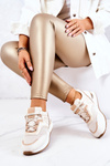 Sport Shoes On The Platform Beige Ginevra