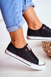 Cross Jeans Women's Sneakers Black Mesh FF2R4015C