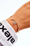 Women's Bracelet With Cubic Zirconia Tree Gold