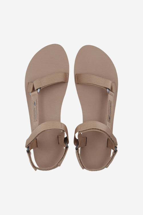 Sandały Damskie Sportowe Beżowe 4FRSS24FSANF054-83S