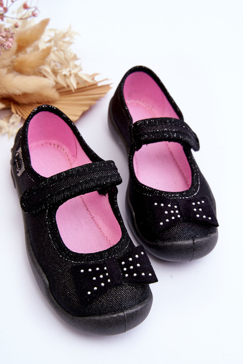 Children's Ballet Flats with Bow Befado 114X240 Black