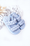 Children's Sandals With Drawstring Blue Cutie-Pie
